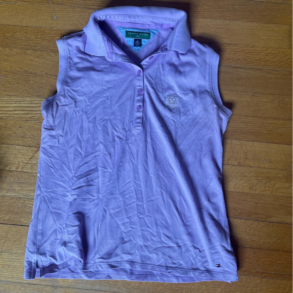 Light purple Tommy Hilfiger collard tank top